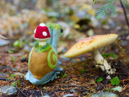 Milo the Mushroom Forest Snail