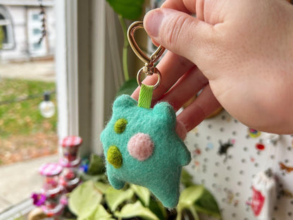 Jellybean the Pocket Frog Keychain