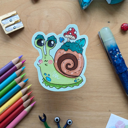Milo the Snail Sticker