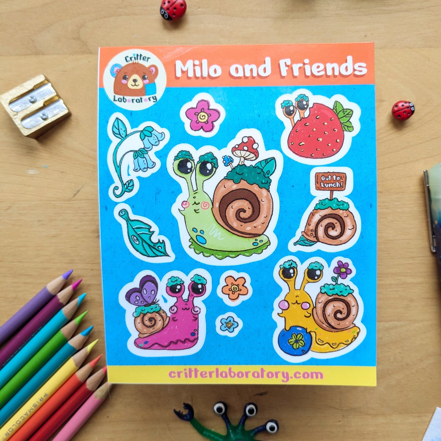 Milo & Friends Sticker Sheet