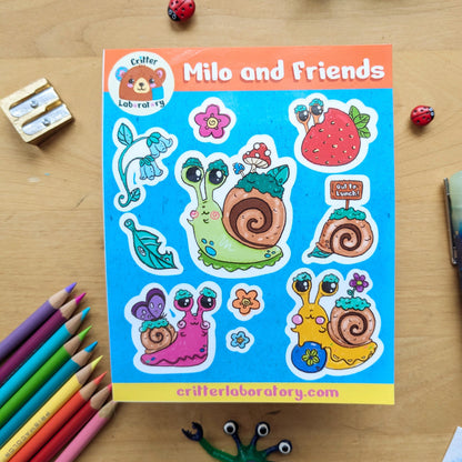 Milo & Friends Sticker Sheet