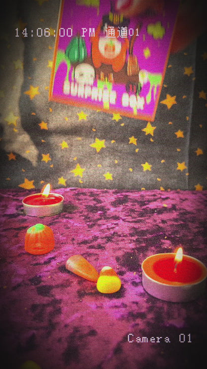 Halloween Edition Pocket Frog Keychain Blind Box
